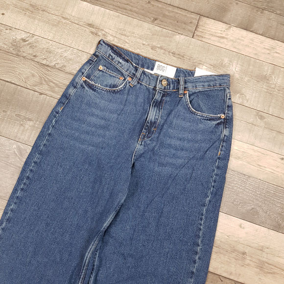 Urban Outfitters BDG Boyfriend Jeans W26 L30 UK 8 BLue Mid Rise Relaxed Fit BNWT - Picture 3 of 10